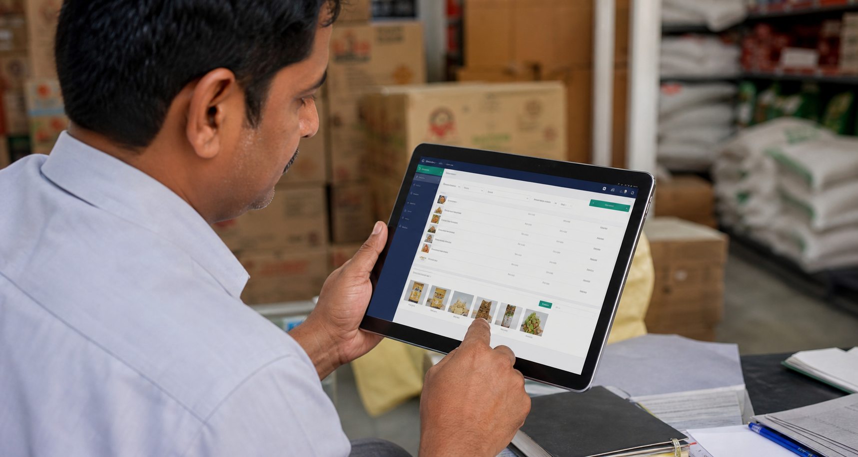 Business portal interface