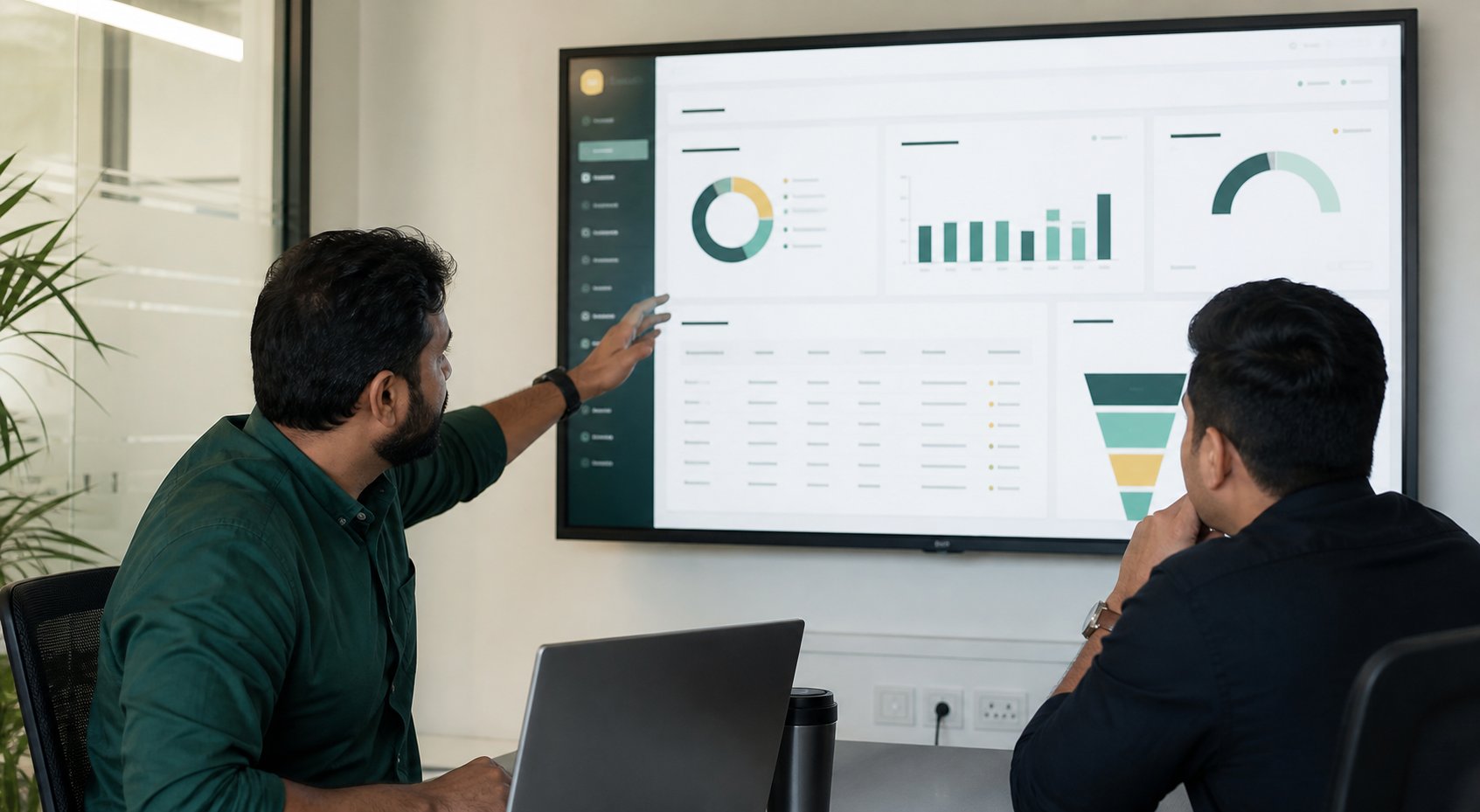 Connected CRM dashboard